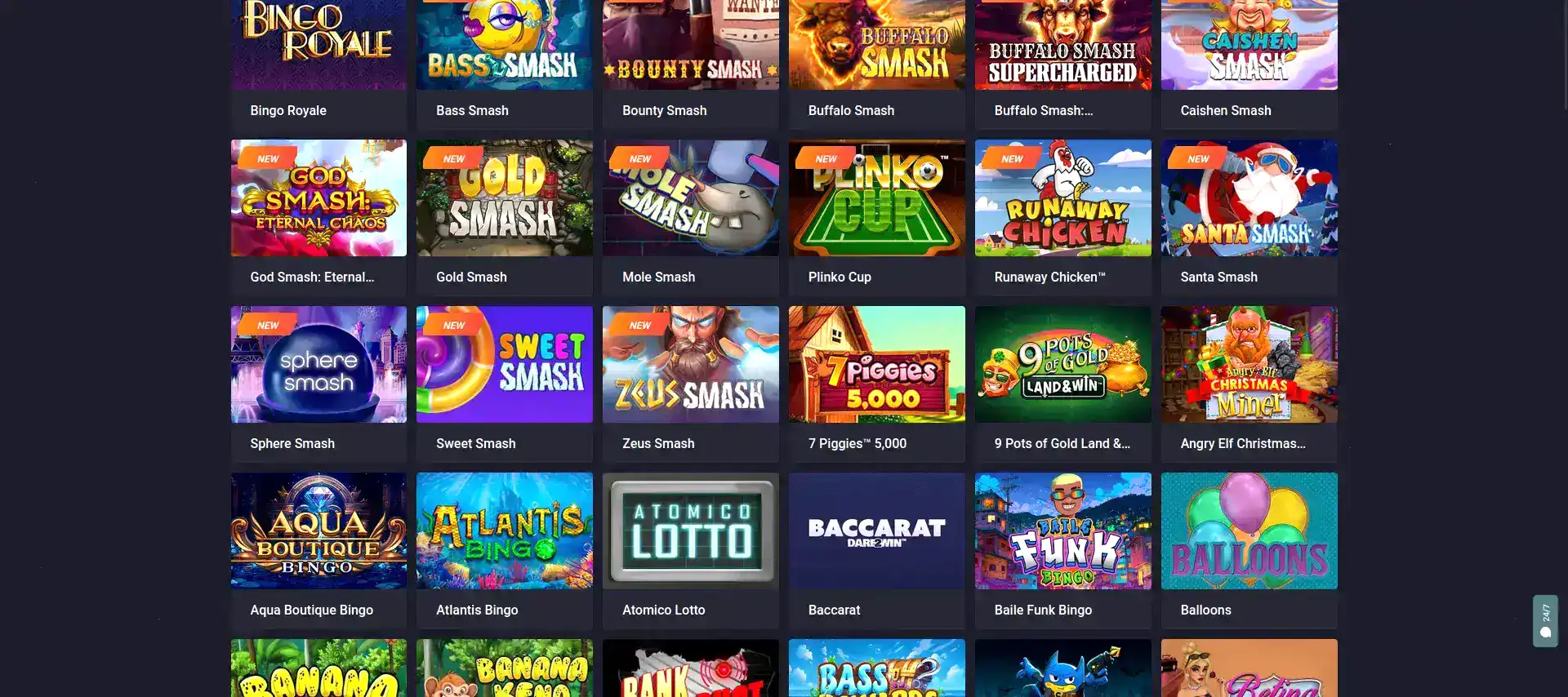 Бонусы и акции в казино Коинс Гейм на экране